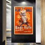 vintage baseball poster