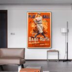 vintage baseball poster