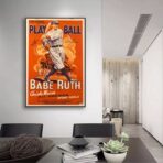 vintage baseball poster