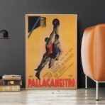 vintage basketball poster 1