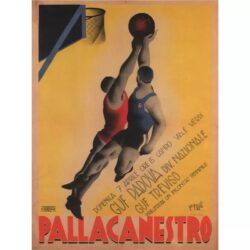 vintage basketball poster 1