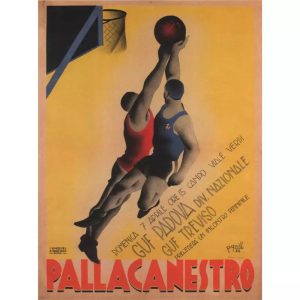 vintage basketball poster 1