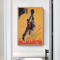 vintage basketball poster 1