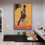 vintage basketball poster 1