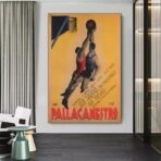 vintage basketball poster 1