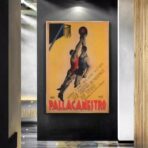 vintage basketball poster 1