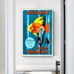 poster bassin darcachon vintage