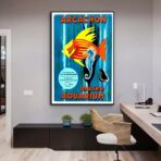 poster bassin darcachon vintage