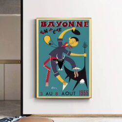 vintage bayonne poster