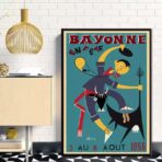vintage bayonne poster