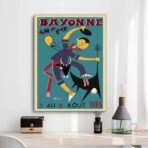 vintage bayonne poster