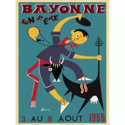 vintage bayonne poster