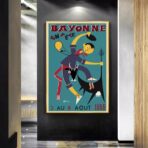 vintage bayonne poster