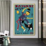vintage bayonne poster