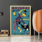 vintage bayonne poster