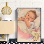 vintage baby poster