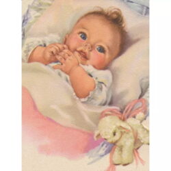 vintage baby poster