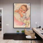vintage baby poster