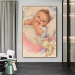 vintage baby poster