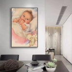 vintage baby poster