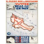vintage beautiful island poster