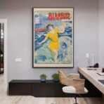 poster biarritz vintage