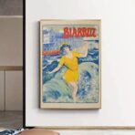 poster biarritz vintage