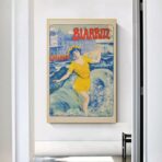 poster biarritz vintage