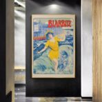 poster biarritz vintage