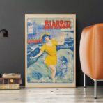 poster biarritz vintage