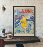poster biarritz vintage