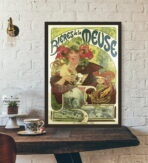 vintage meuse beer poster