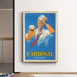 vintage french beer poster