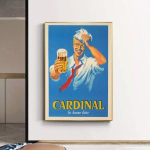 vintage french beer poster