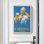 vintage french beer poster