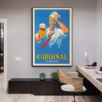 vintage french beer poster
