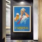 vintage french beer poster