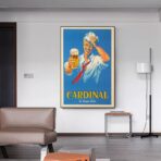vintage french beer poster