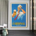 vintage french beer poster