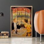 vintage bistro poster