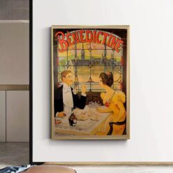 vintage bistro poster