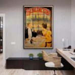 vintage bistro poster