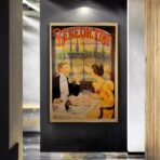 vintage bistro poster