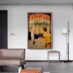 vintage bistro poster
