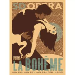 vintage bohemian poster