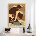vintage bohemian poster