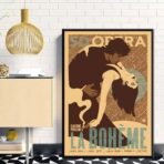 vintage bohemian poster
