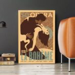 vintage bohemian poster