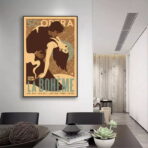 vintage bohemian poster