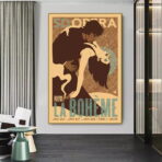 vintage bohemian poster